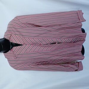 NWT VAN HEUSEN Women's hook and eye long Sleeved Shirt Size XL